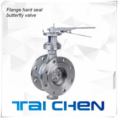 美標金屬硬密封法蘭蝶閥圖片