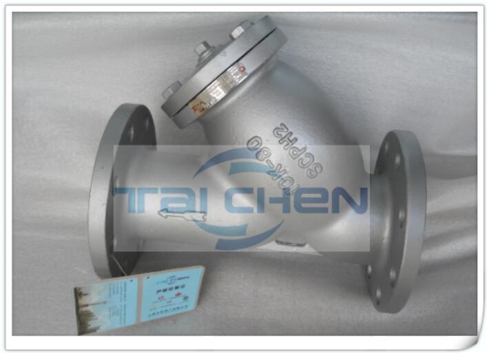 日標法蘭Y型過濾器結(jié)構(gòu)圖 10K日標Y型過濾器尺寸圖