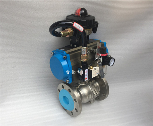 氣動Ｏ型切斷球閥圖片