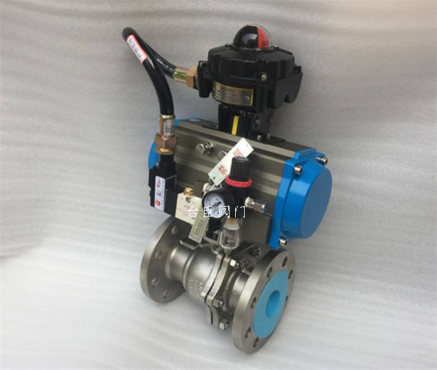 氣動O型切斷球閥圖片