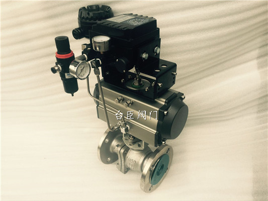 氣動調(diào)節(jié)球閥帶定位器 氣動調(diào)節(jié)球閥帶定位器