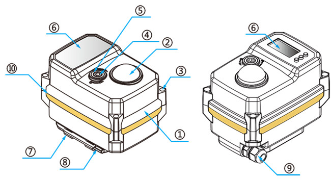 新款電動(dòng)調(diào)節(jié)型執(zhí)行器零件材質(zhì)