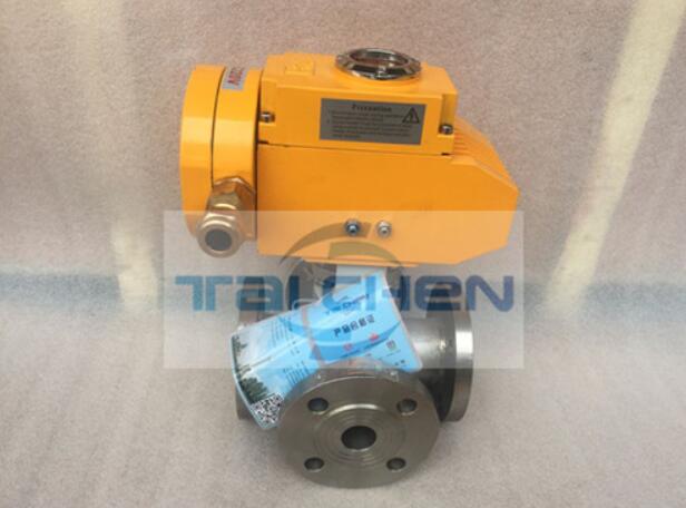 Q946F電動(dòng)四通球閥圖片 電動(dòng)四通換向球閥結(jié)構(gòu)圖