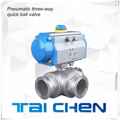 氣動(dòng)高壓雙聯(lián)三通球閥圖片