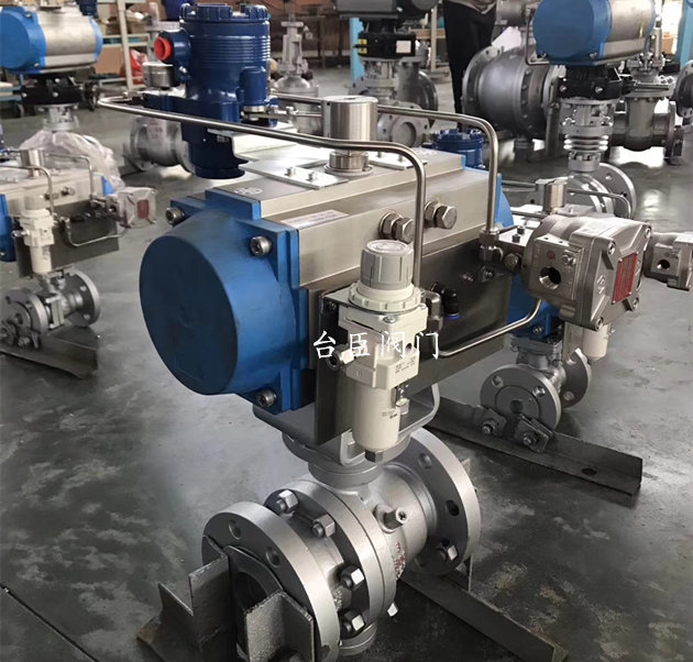 氣動O型切斷球閥 氣動O型切斷球閥