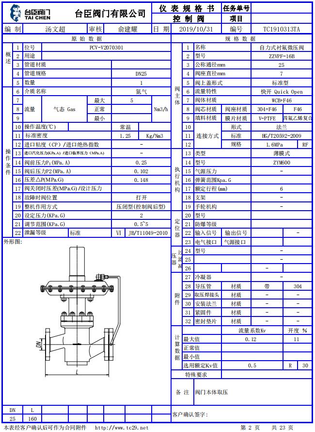 自力式襯氟調(diào)節(jié)閥 自力式襯氟調(diào)節(jié)閥