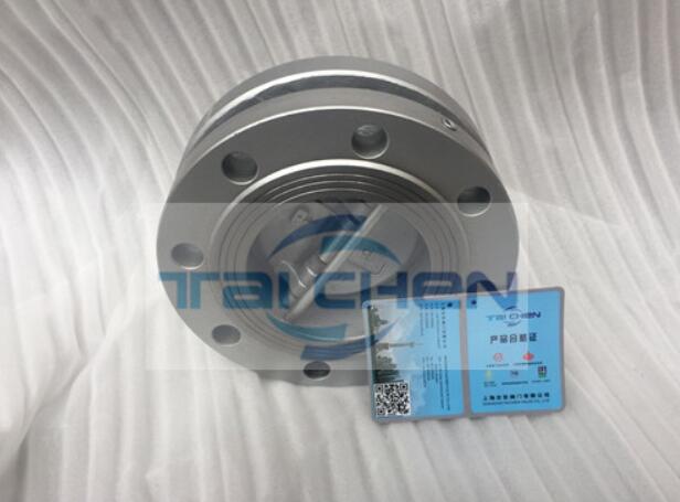 高壓對夾蝶式止回閥實物圖 API美標鍛鋼高壓對夾式止回閥結構圖